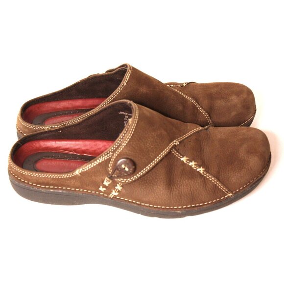Canyon River Blues Shoes - Canyon River Blues Suede Slides Mules Shoes Womens Sz 8 1/2 M- Lanie Brown